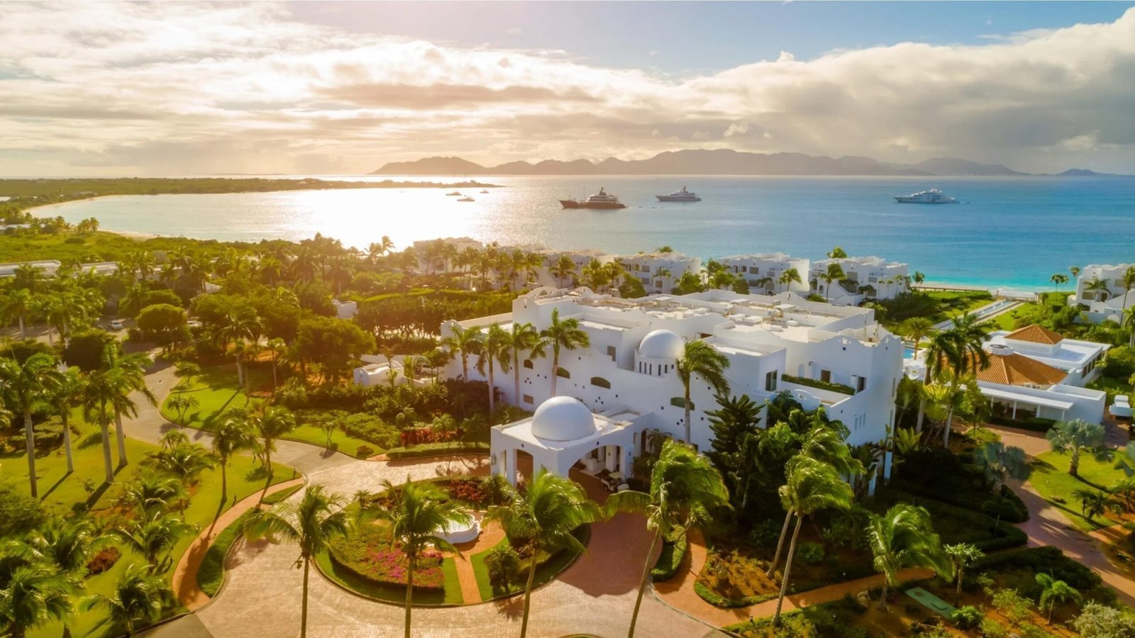 Resort grounds from above