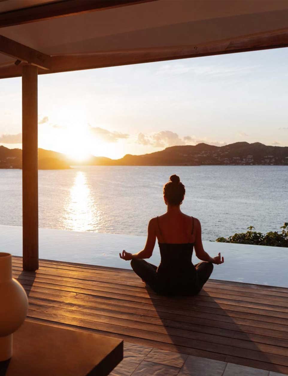 Sunset yoga