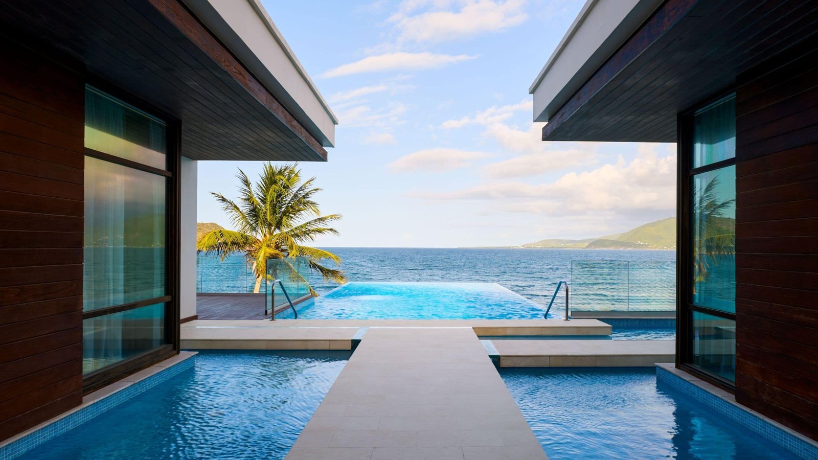 Presidential villa pool view