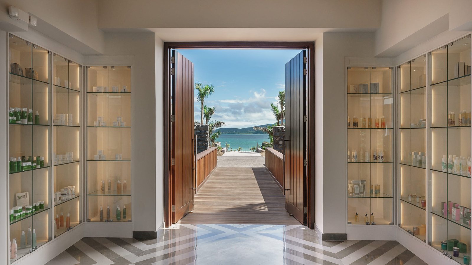 Spa entrance