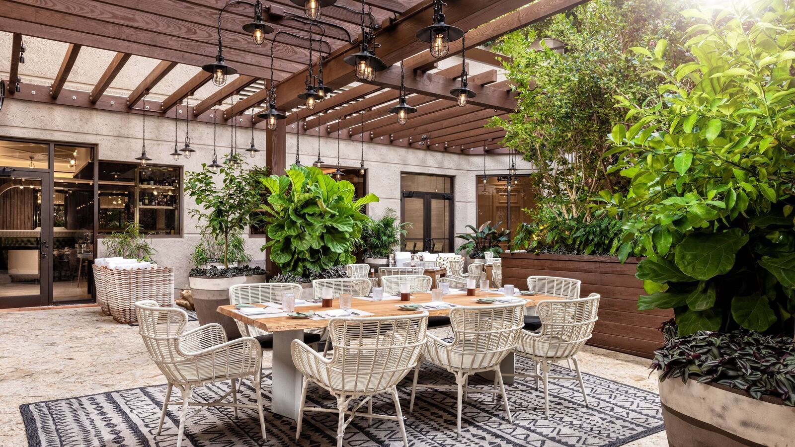 Dining patio