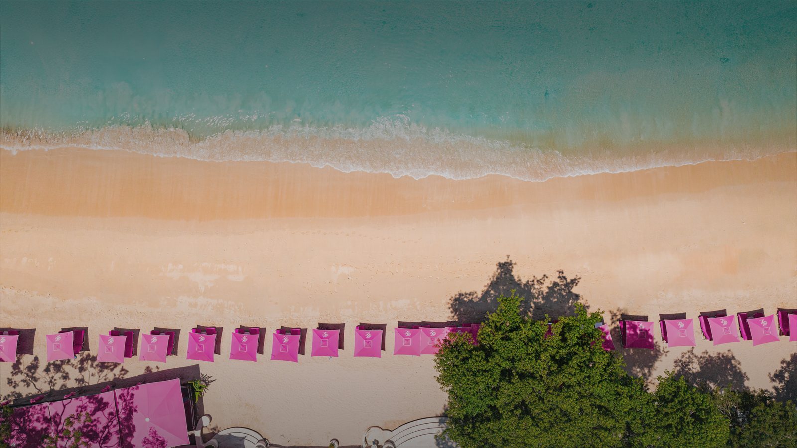 Beach from the air