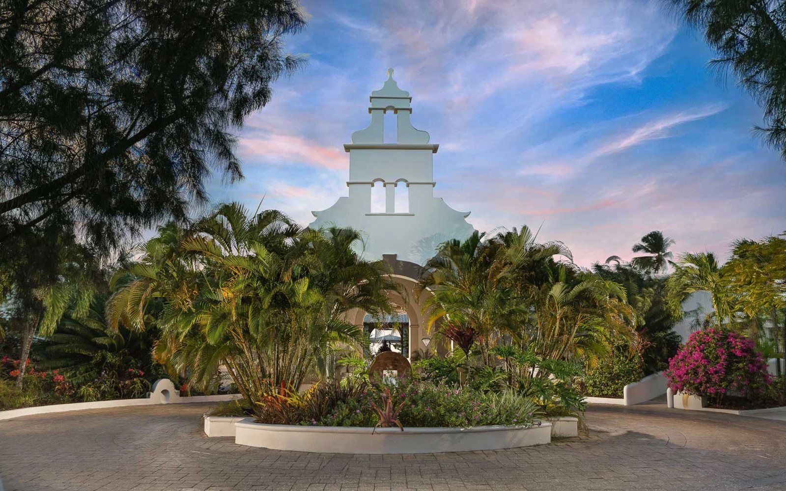Resort entrance